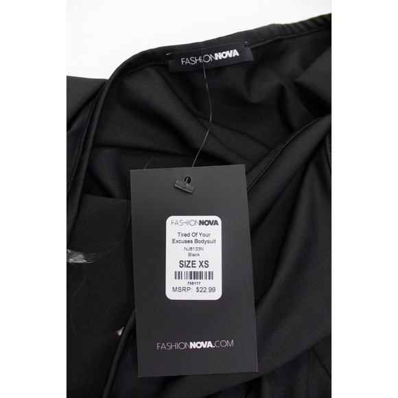 Fashion Nova Tired Of Your Excuses Bodysuit XS - Picture 9 of 9